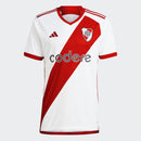 Men's adidas River Plate 23/24 Home Jersey - La Liga Soccer