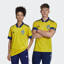 Men's adidas Sweden Home Jersey - La Liga Soccer