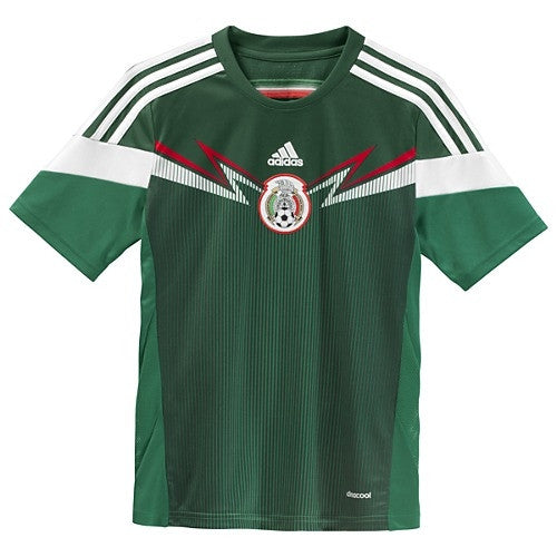 adidas Mexico Home 14 Youth Jersey