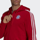 Men's adidas FC Bayern 3-Stripes Full-Zip Hoodie - La Liga Soccer