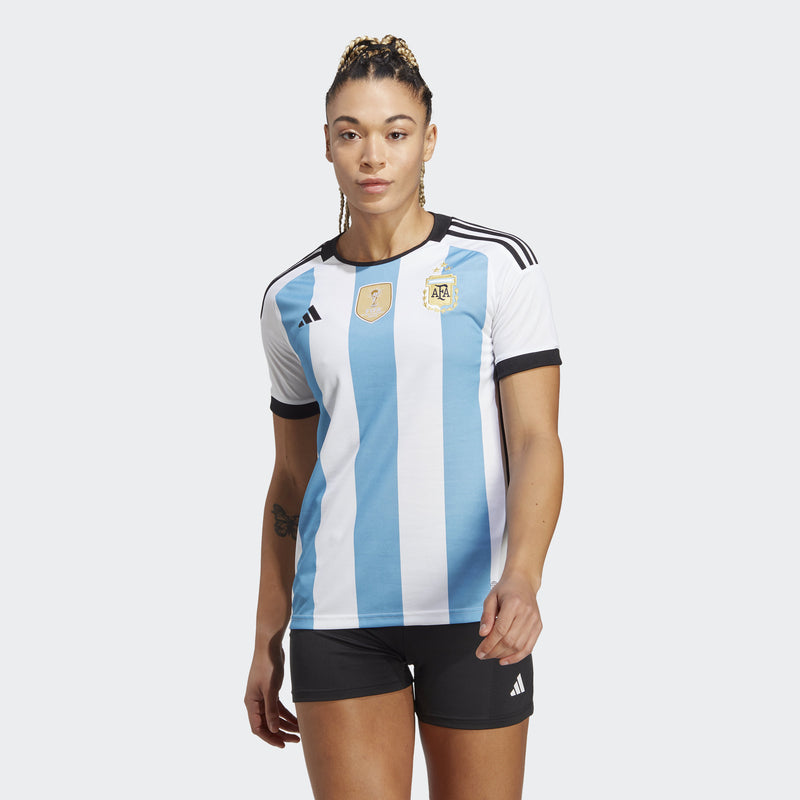 Women's adidas Argentina 2022 Home Jersey World Cup Winners