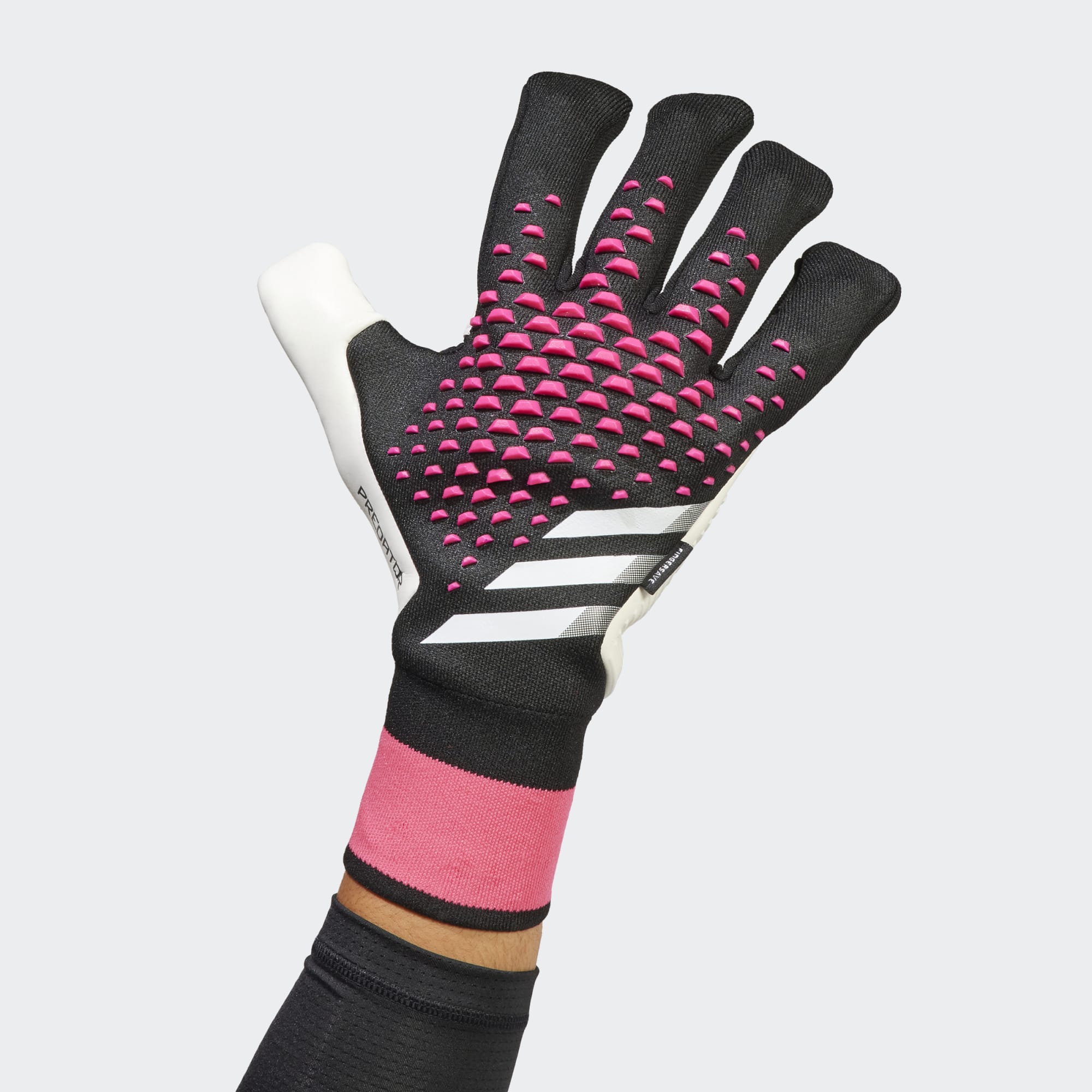 Adidas Predator Pro Fingersave Goalkeeper Gloves Black 11