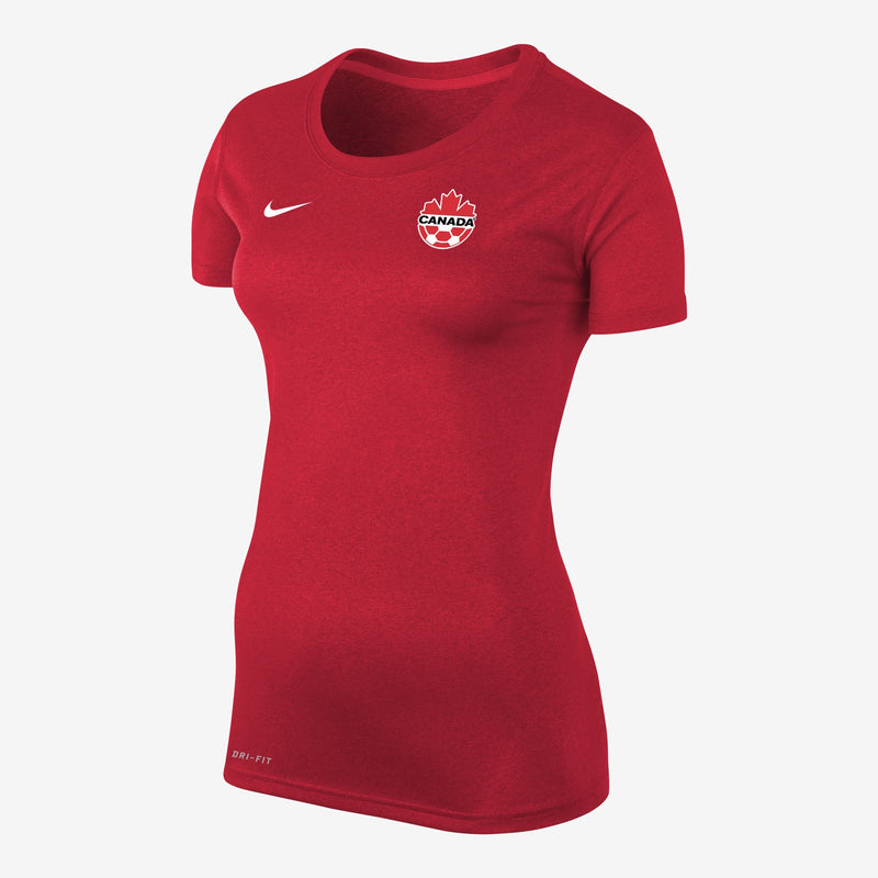 Women's Nike Canada Soccer Legend SS Tee