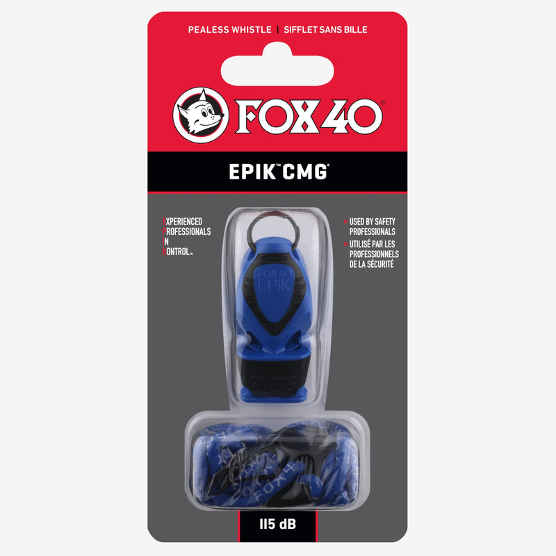 Fox 40 EPIK CMG Safety Whistle with Breakaway Lanyard