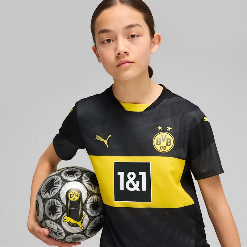 Kids' Puma Borussia Dortmund 24/25 Away Replica Jersey