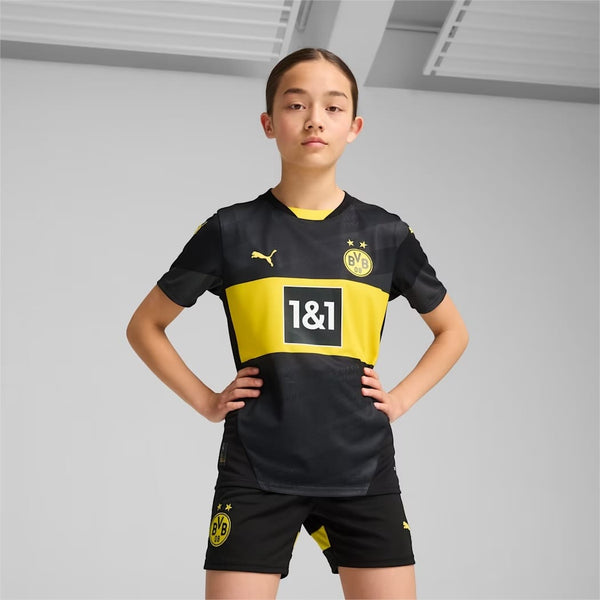 Kids' Puma Borussia Dortmund 24/25 Away Replica Jersey