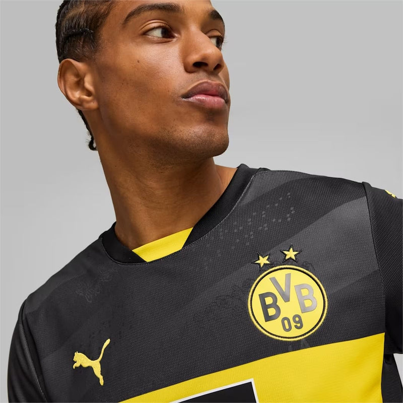 Men's Puma Borussia Dortmund 24/25 Away Replica Jersey - La Liga Soccer