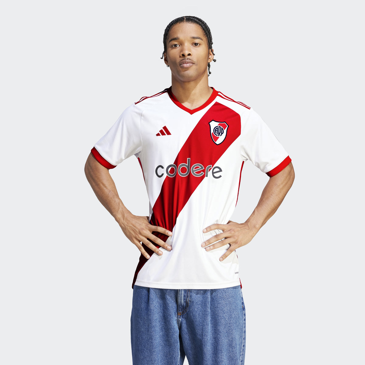 Adidas Men s River Plate Home Jersey