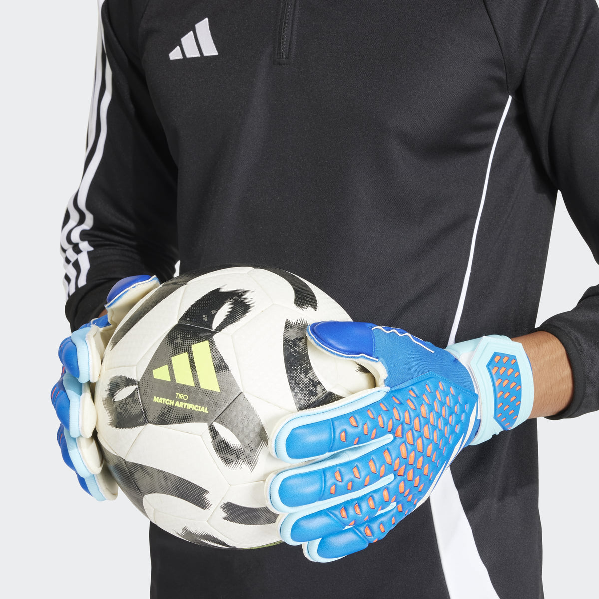 Adidas Senior Predator GL MTC Keeper Glove Blue White 12