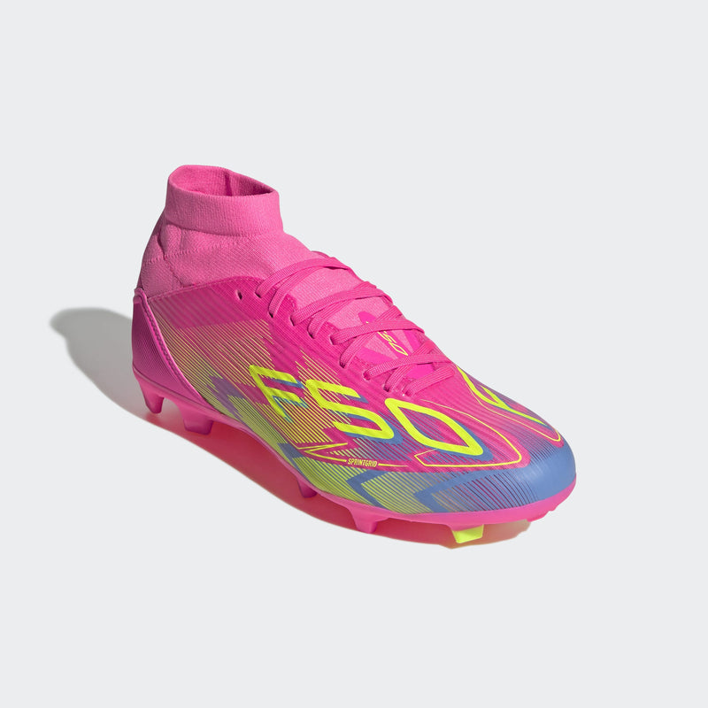 Women's adidas F50 League Mid Firm/Multi-Ground Soccer Cleats - La Liga Soccer