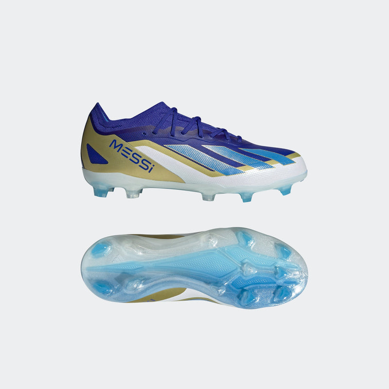 Kids' adidas X Crazyfast Messi Elite Firm Ground Boots - La Liga Soccer