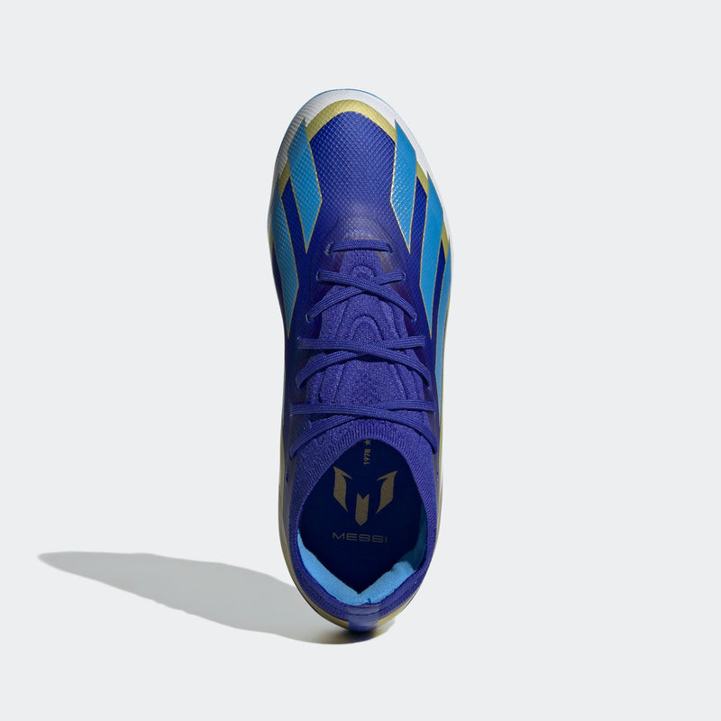 Kids' adidas X Crazyfast Messi Elite Firm Ground Boots - La Liga Soccer
