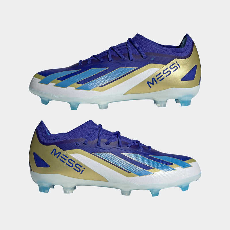 Kids' adidas X Crazyfast Messi Elite Firm Ground Boots - La Liga Soccer