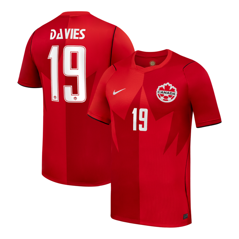 Men's Nike Canada 2026 Home “Alphonso Davies” Stadium Jersey