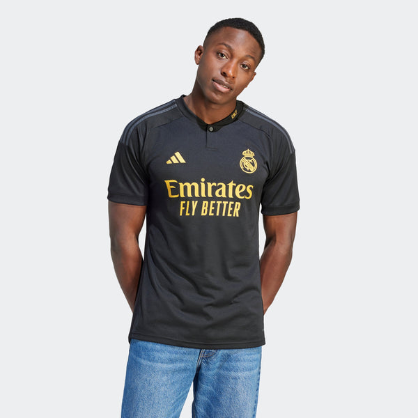 Adidas Real Madrid 2019 - 2020 Away Soccer Jersey MSRP: $90 (Navy / Gold)
