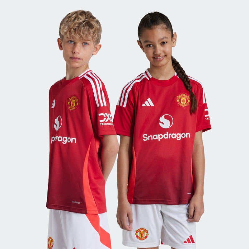 Kids' adidas Manchester United 24/25 Home Jersey - La Liga Soccer