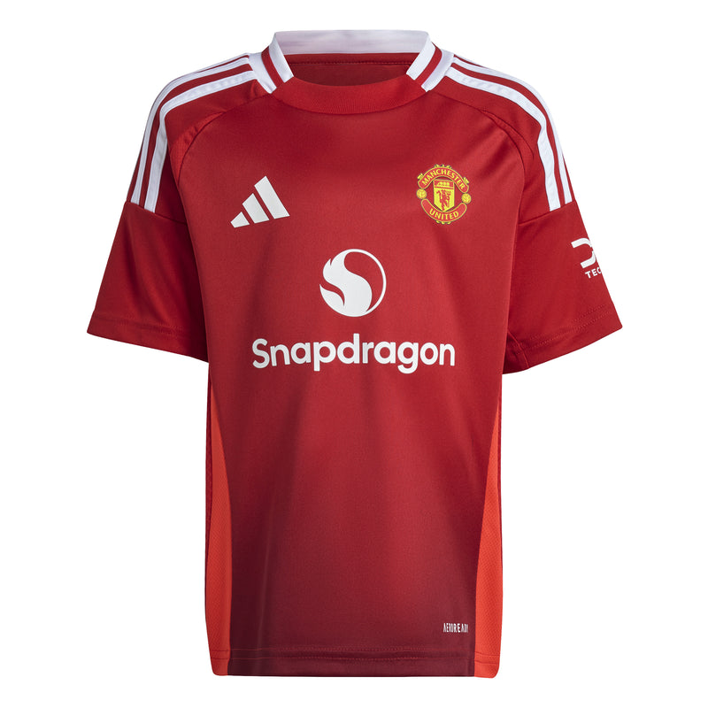 kids’ adidas Manchester United 24/25 Home Mini Kit - La Liga Soccer