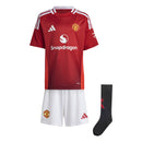 kids’ adidas Manchester United 24/25 Home Mini Kit - La Liga Soccer