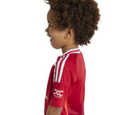 kids’ adidas Manchester United 24/25 Home Mini Kit - La Liga Soccer