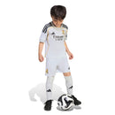 Kids’ adidas Real Madrid 25/26 Home Mini Set - La Liga Soccer