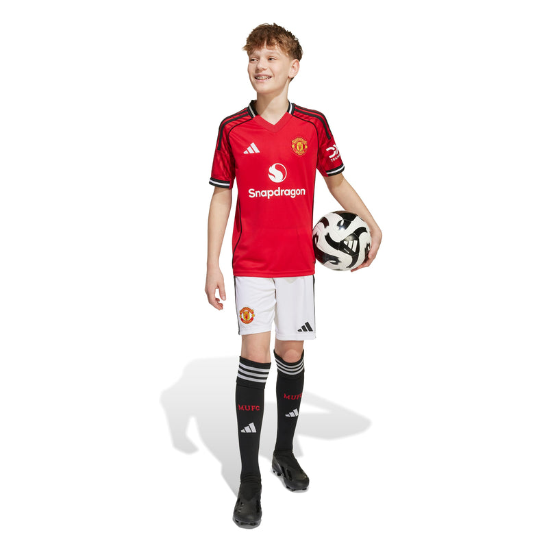 Kids’ adidas Manchester United 25/26 Home Jersey - La Liga Soccer