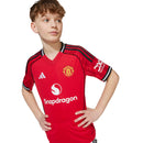 Kids’ adidas Manchester United 25/26 Home Jersey - La Liga Soccer