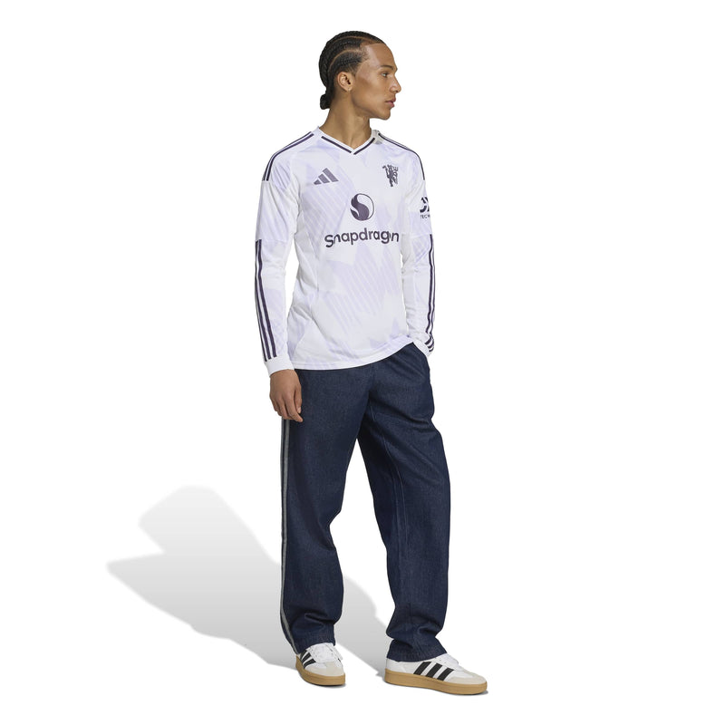 Men’s adidas Manchester United 25/26 Long Sleeve Away Jersey