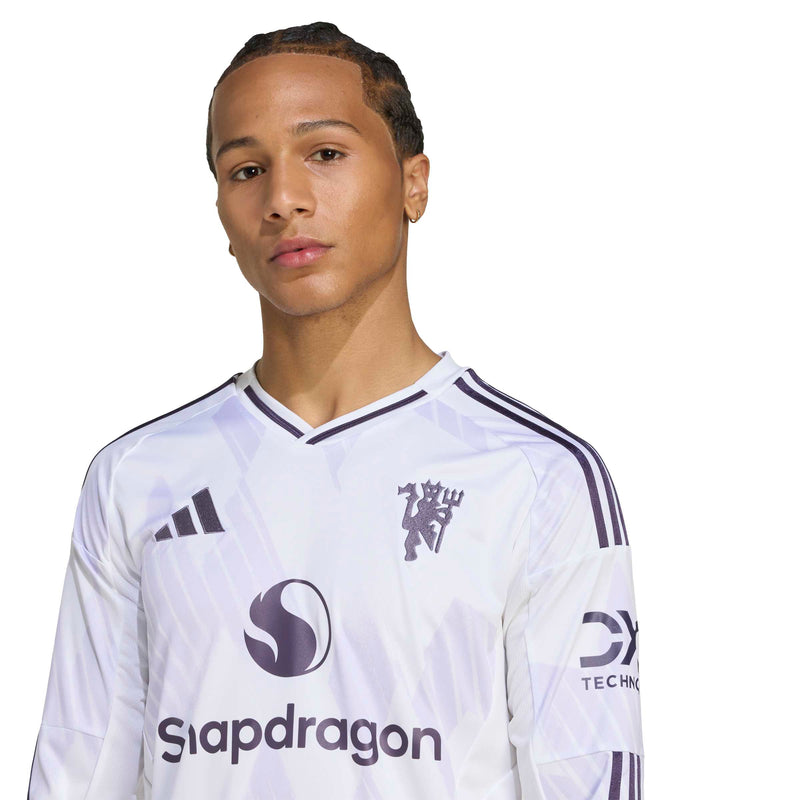 Men’s adidas Manchester United 25/26 Long Sleeve Away Jersey