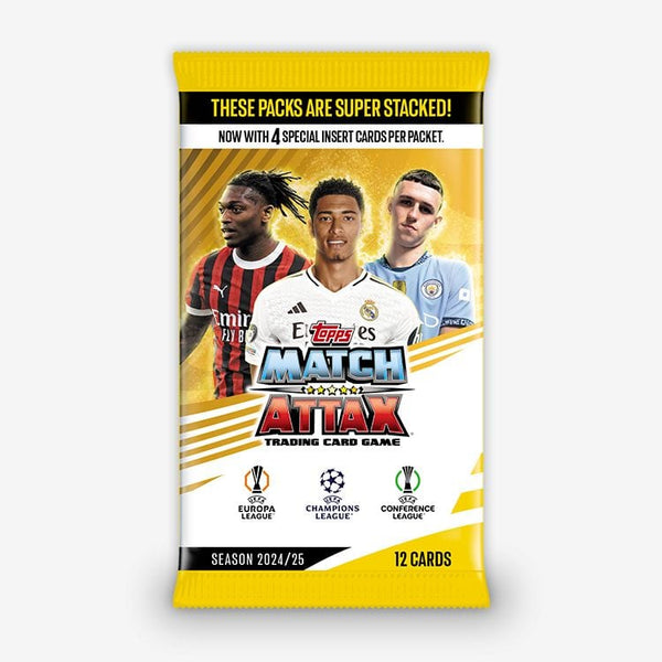 Topps Match Attax 24/25 Card Pack (12 Cards) - La Liga Soccer