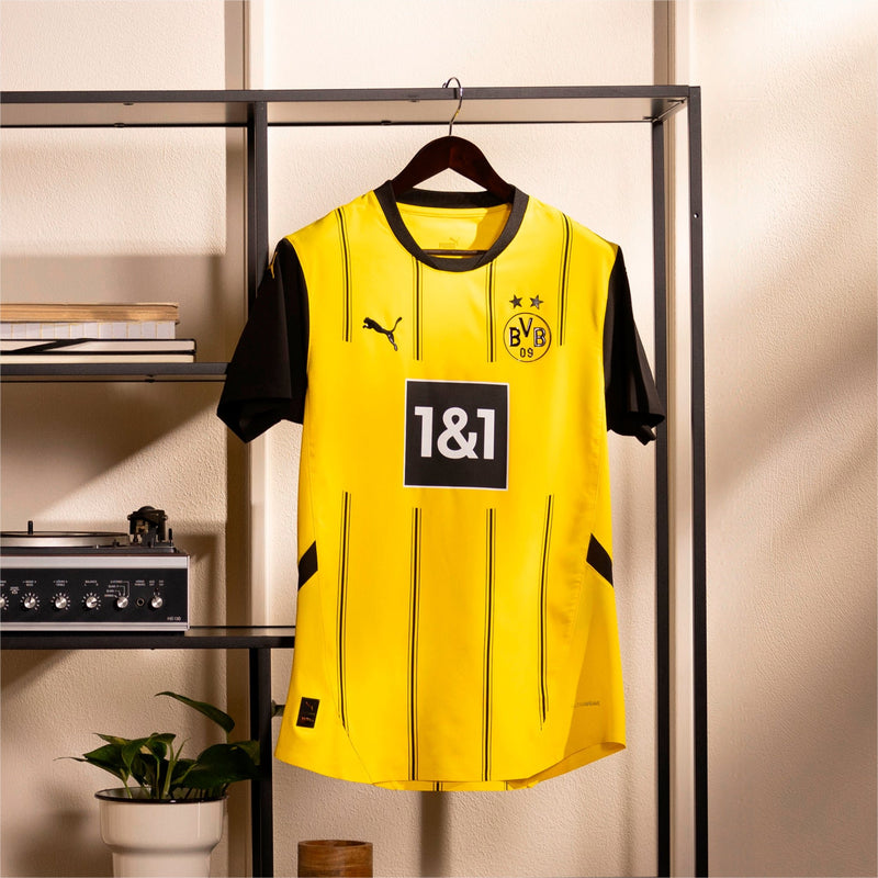 Men's Puma Borussia Dortmund 24/25 Home Replica Jersey - La Liga Soccer