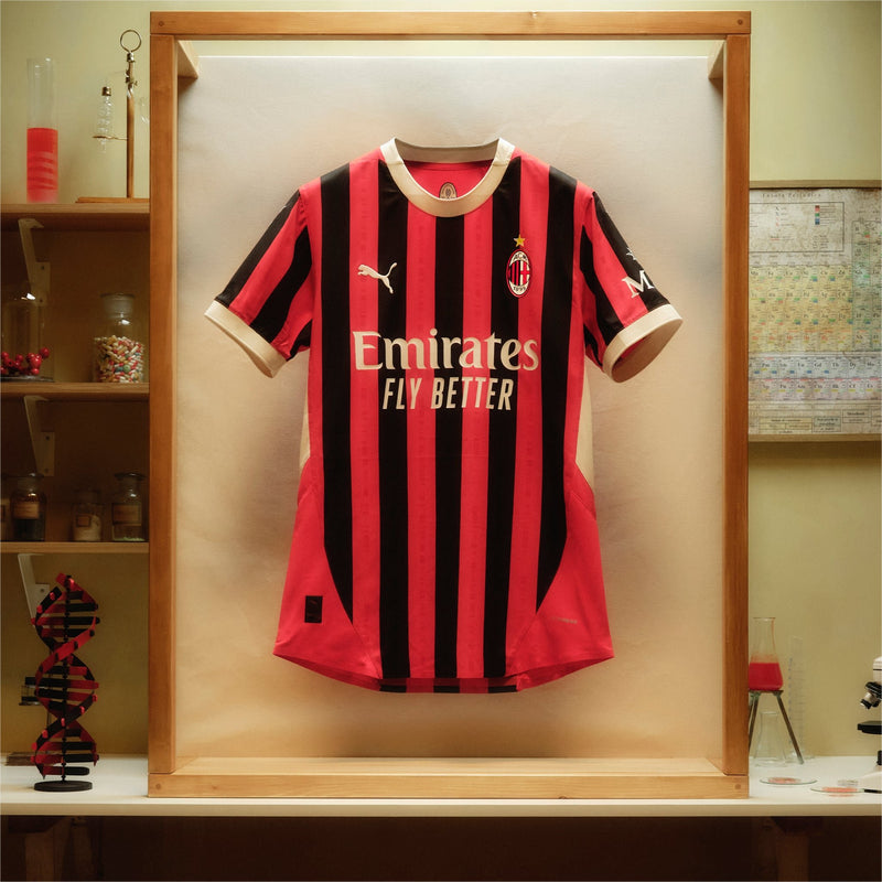 Kids' Puma AC Milan 24/25 Home Replica Jersey - La Liga Soccer