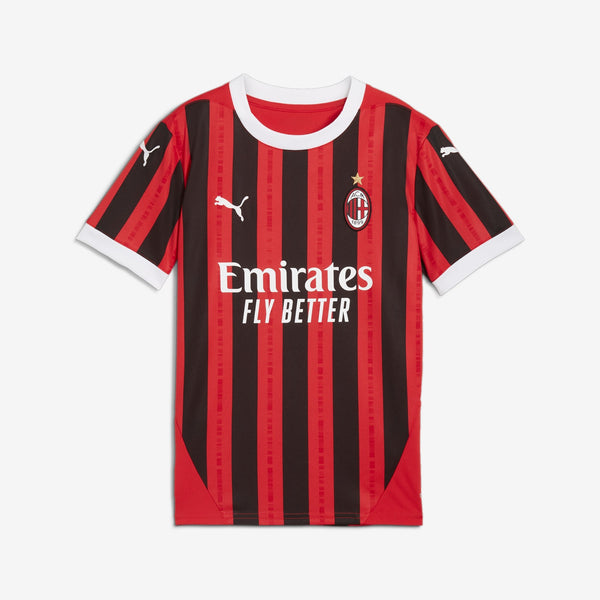 Kids' Puma AC Milan 24/25 Home Replica Jersey - La Liga Soccer