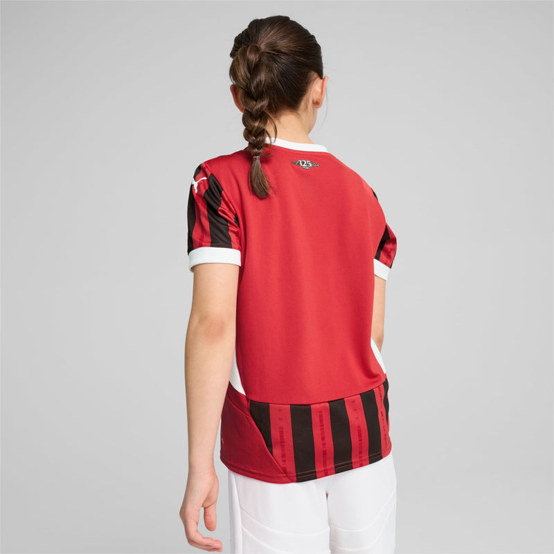 Kids' Puma AC Milan 24/25 Home Replica Jersey - La Liga Soccer