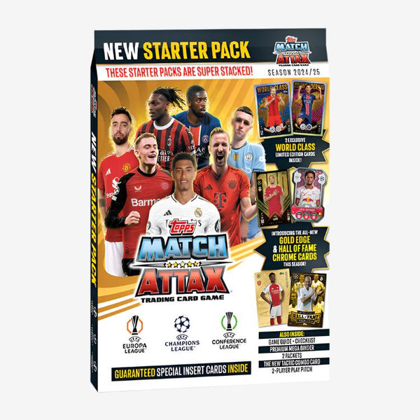 Topps Match Attax 24/25 Starter Pack (Album, 27 + 2LE Cards)