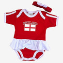 England Baby Ruffle Onesie - La Liga Soccer