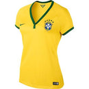 Women's Nike CBF Brasil Home Stadium Jersey 14 - La Liga Soccer