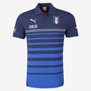 Puma FIGC Italia Hooped Polo - La Liga Soccer