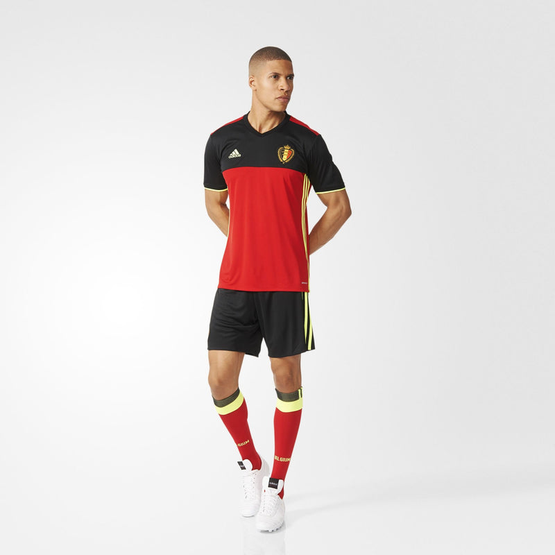 Adidas - Adidas 2016 Belgium Home Replica Jersey - La Liga Soccer