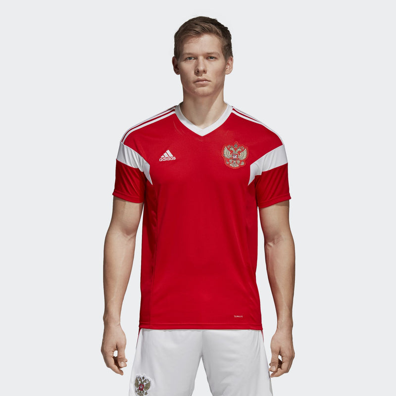 Adidas - Adidas Men's Russia Home 2018 Replica Jersey - La Liga Soccer