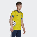 Men's adidas Sweden Home Jersey - La Liga Soccer