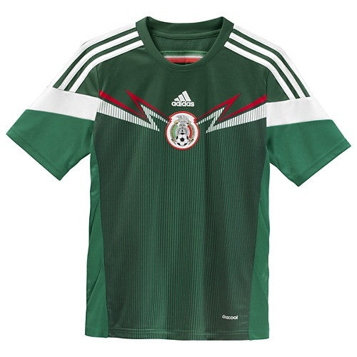 Adidas - Adidas Mexico Home 14 Youth Jersey - La Liga Soccer