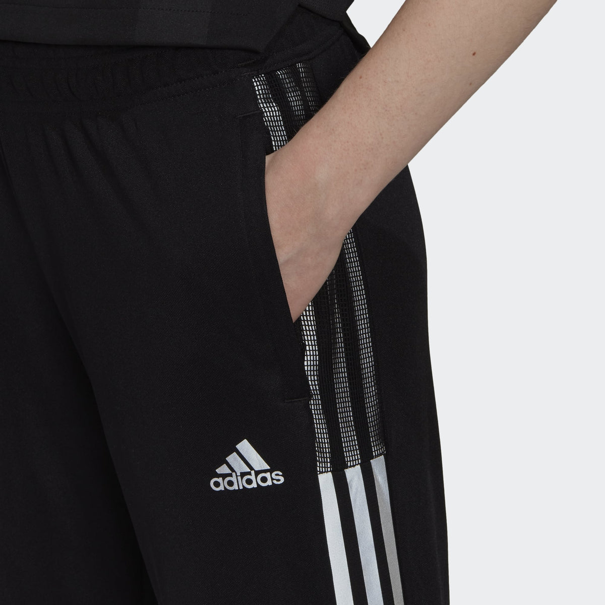 Adidas Women s Tiro Reflective Track Pants Black X Small