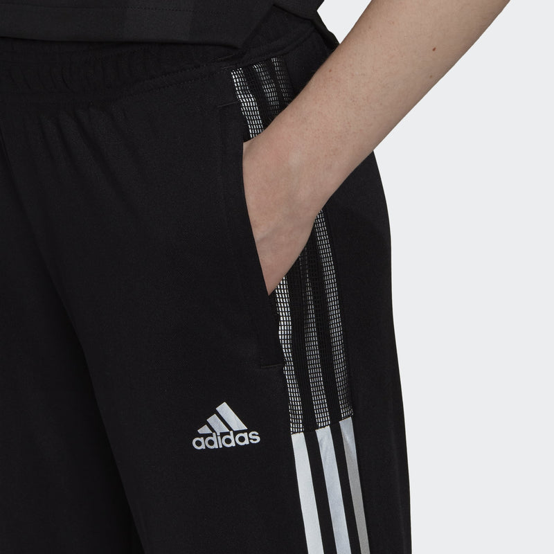 adidas Women's Tiro Flower Soccer Track Pant, Black/Multicolor