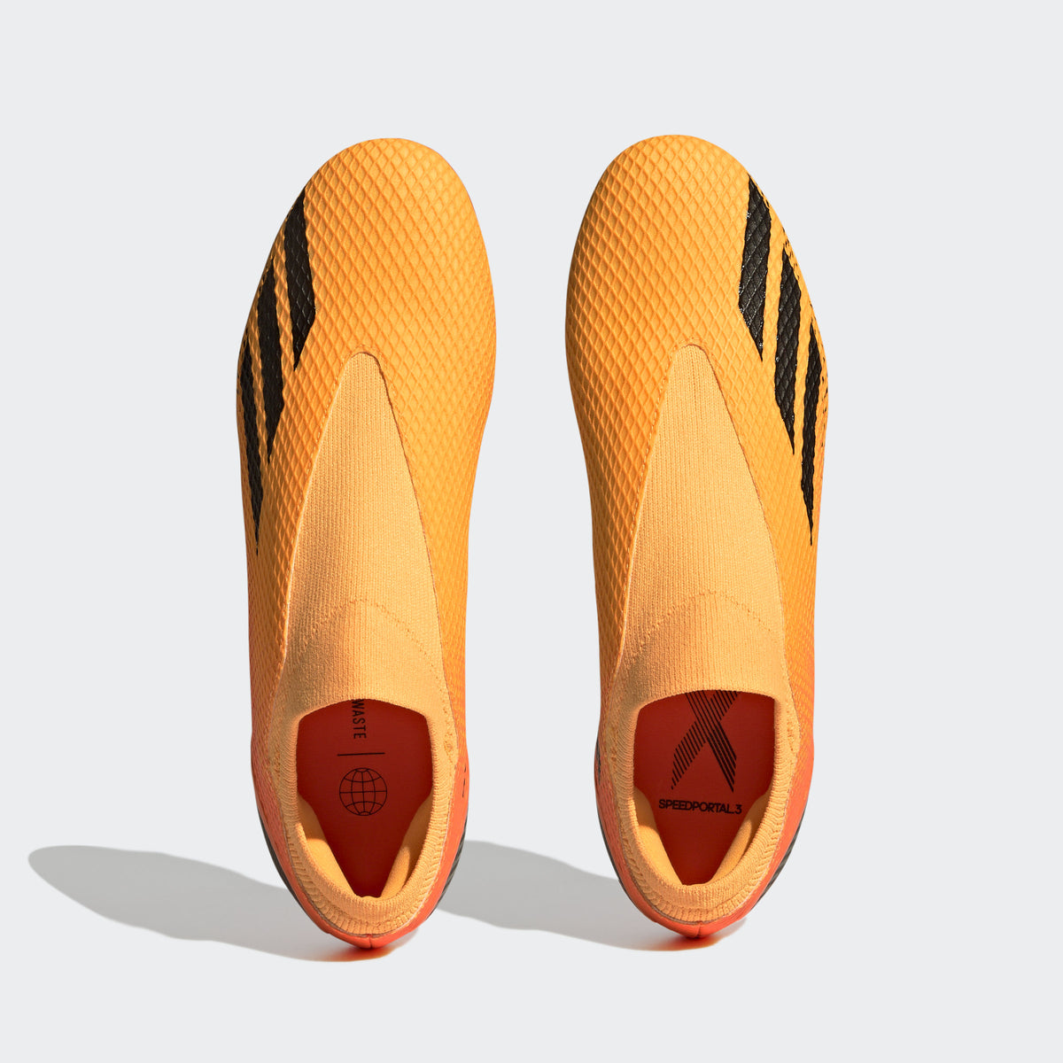 Adidas orange laceless boots sale