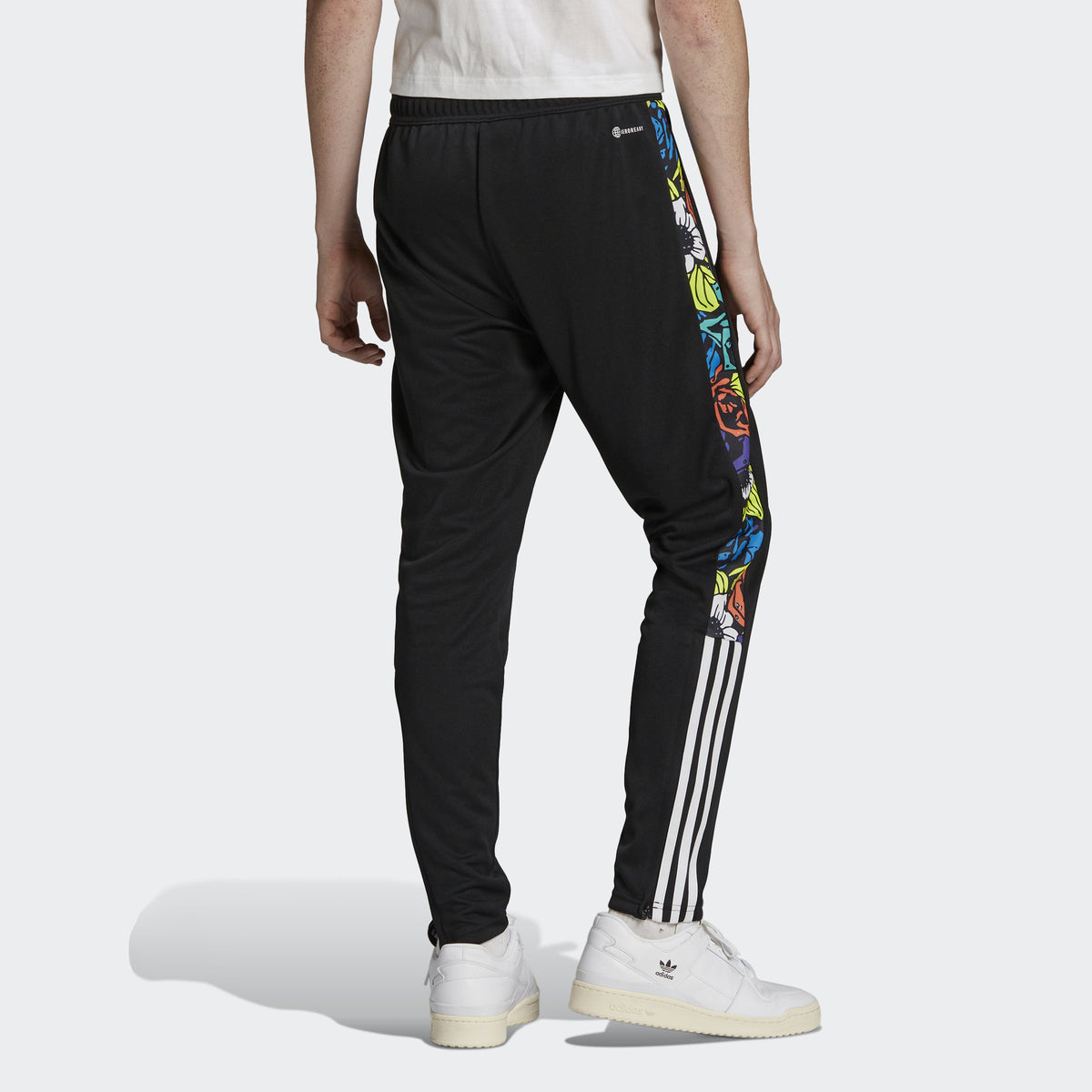 Men s Adidas Tiro Flower Tracksuit Bottoms Black S Tall