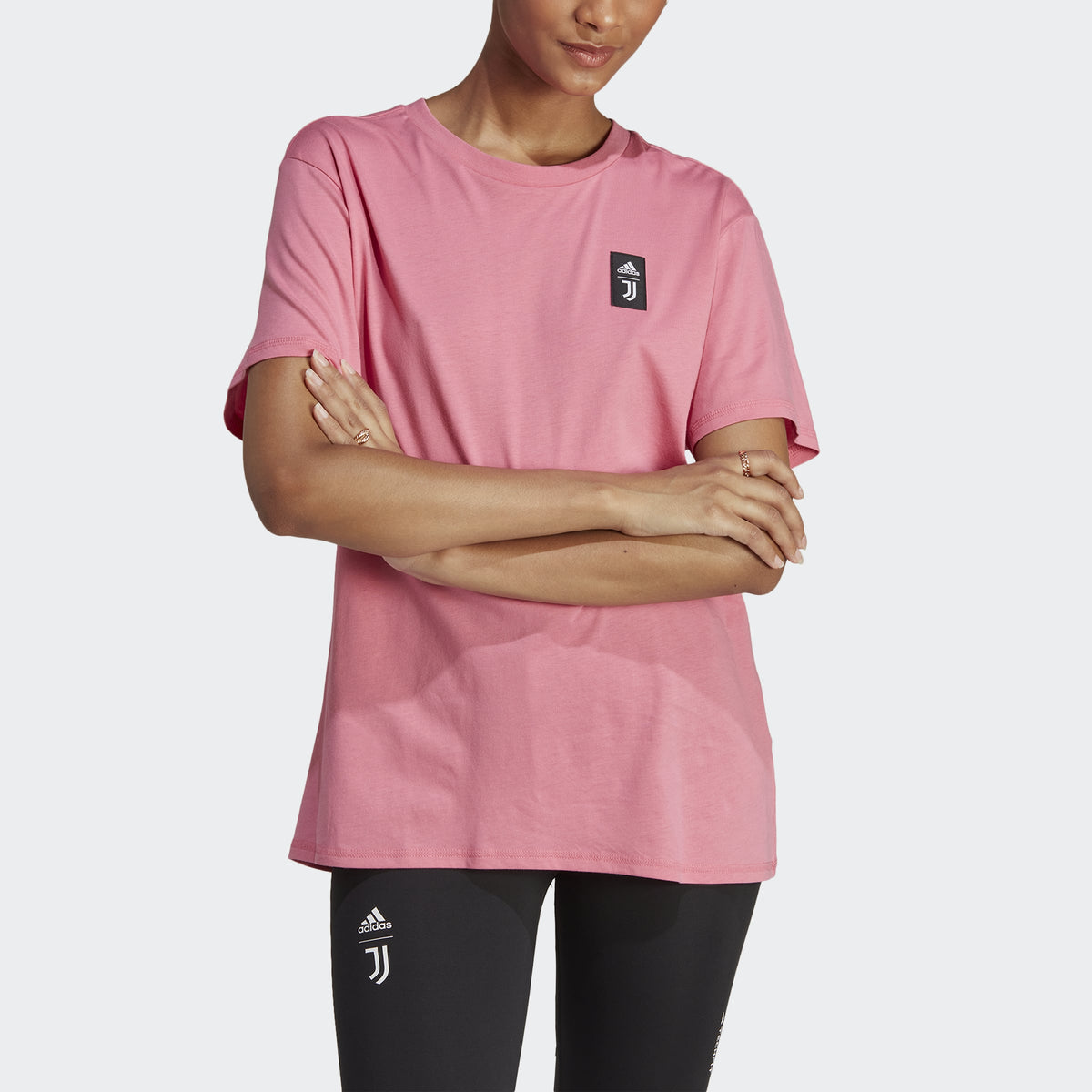 adidas pink top