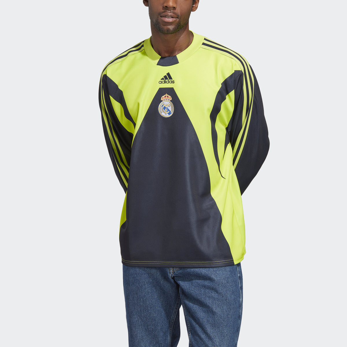 Men s Adidas Real Madrid Icon Goalkeeper Jersey Night Navy XL