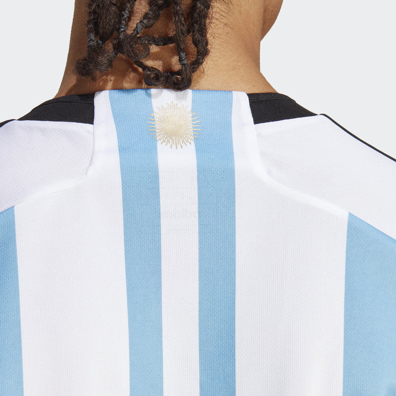 Men's adidas Argentina 2022 Home Jersey World Cup Winners
