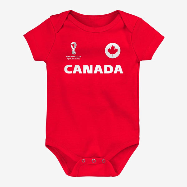 2022 World Cup Canada Baby Onesie