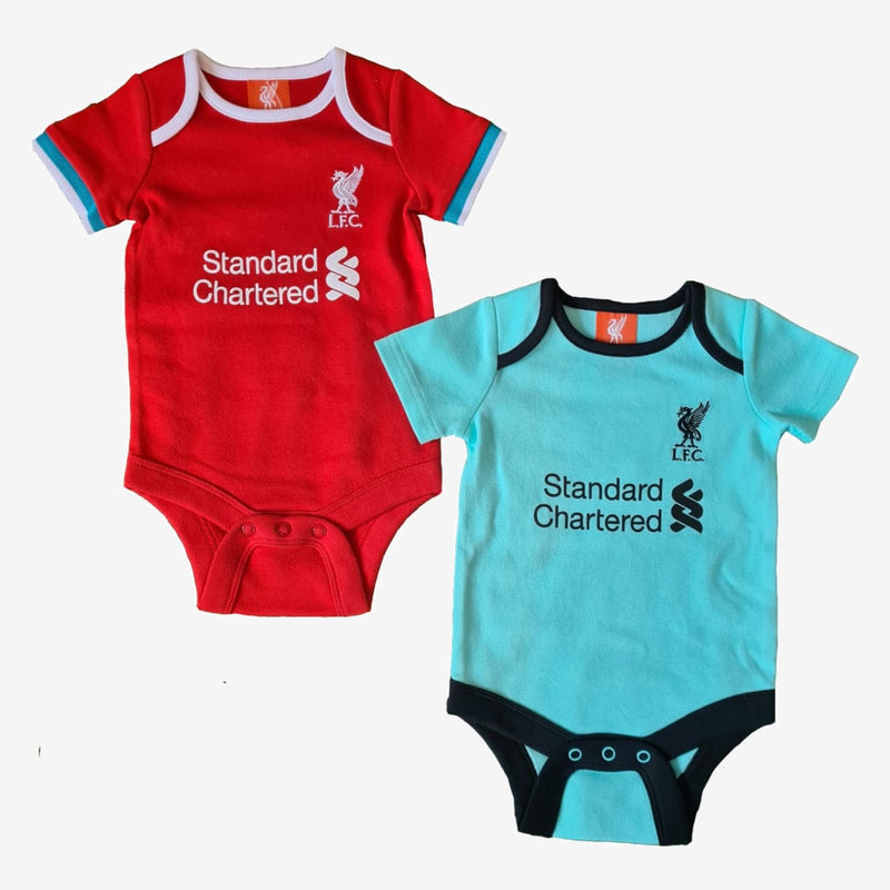 Liverpool 2021/22 Baby Onesie Set (Home and Away)